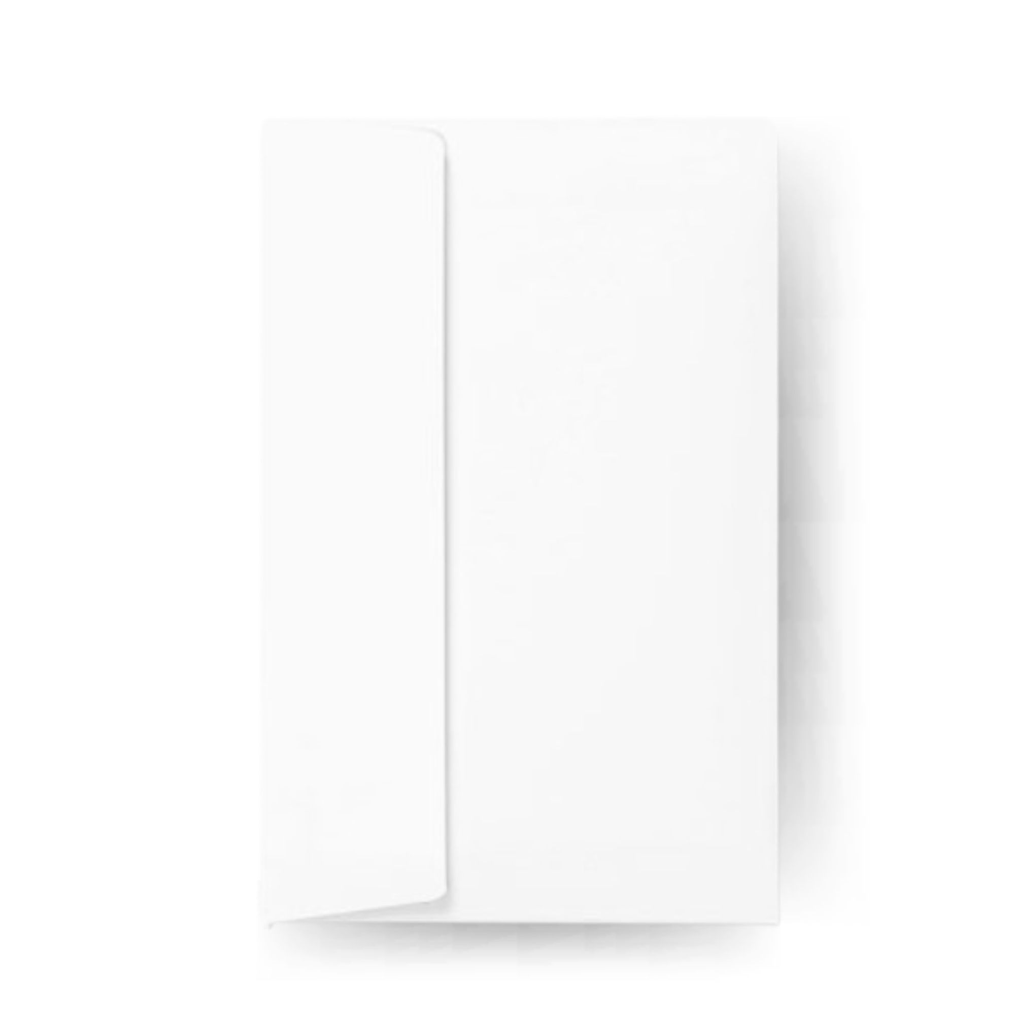 White envelope included with Matilda galah greeting card